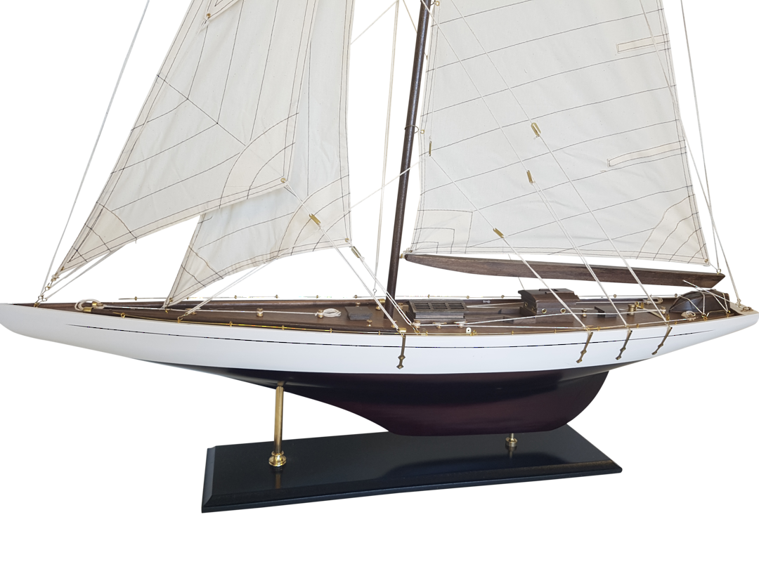 MODEL SAILING YACHT LARGE image 1